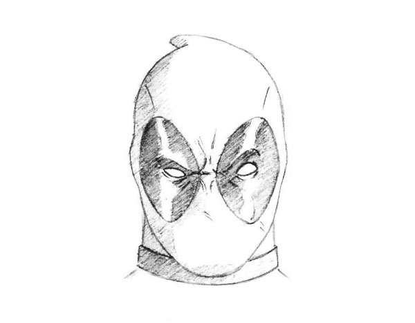 Дэдпул карандашом