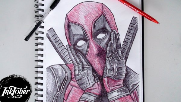 Скетчи Дэдпула