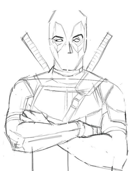 Рисунки Дэдпула