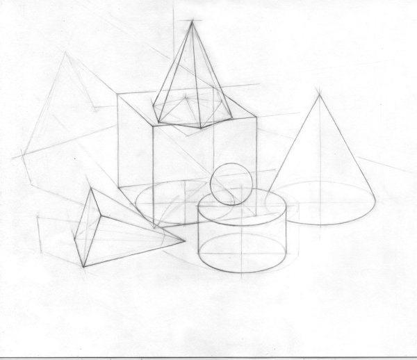 Линейно-конструктивное построение геометрических тел