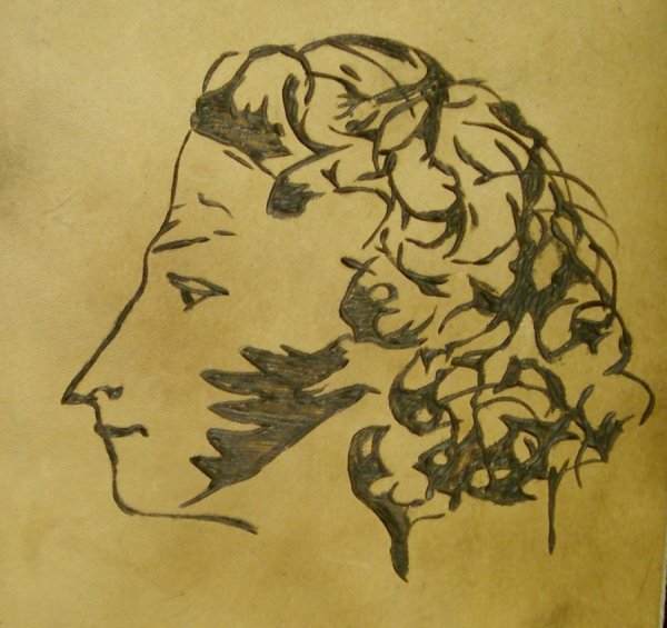 Рисунок Александра Сергеевича Пушкина