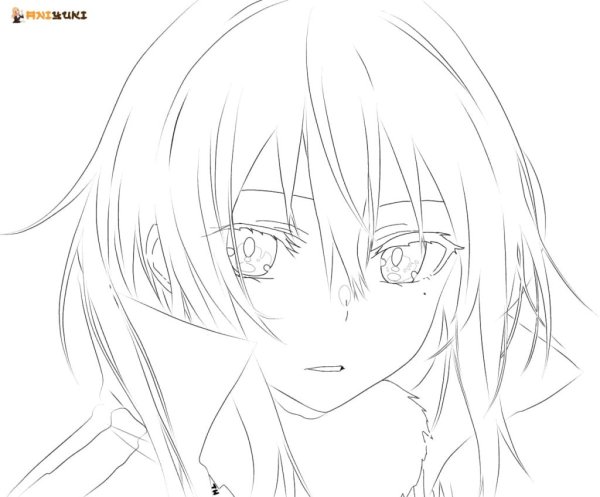 Раскраски аниме о моём перерождении в слизь