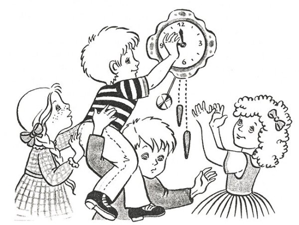 Шварц сказка о потерянном времени раскраска