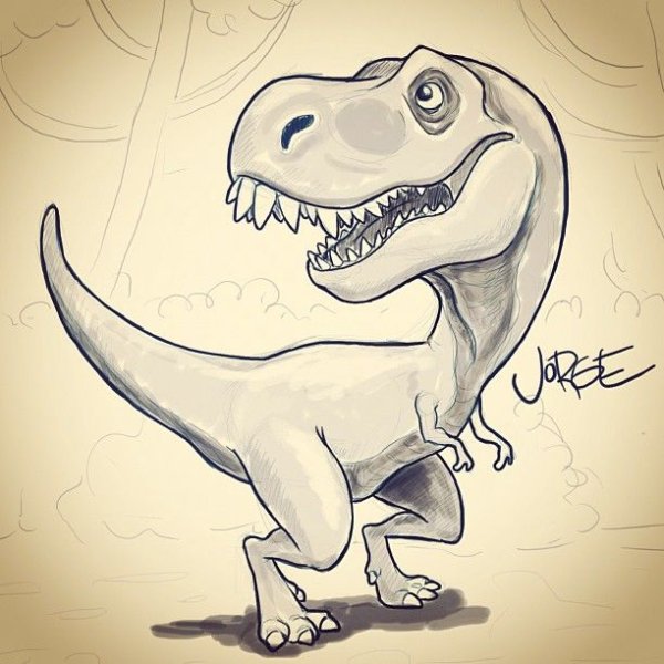 Динозавры для срисовки