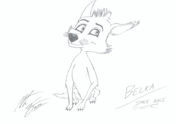 Белка и стрелка озорная семейка