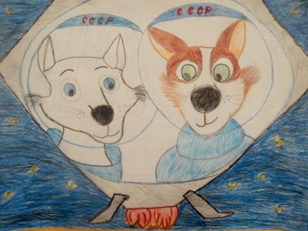 Рисование белки и стрелки