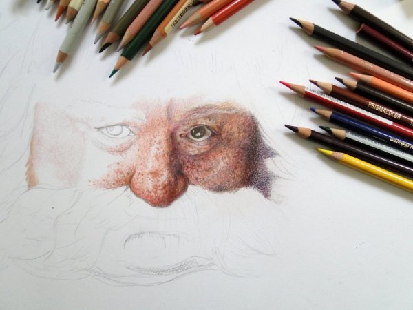 Карандаши цветные