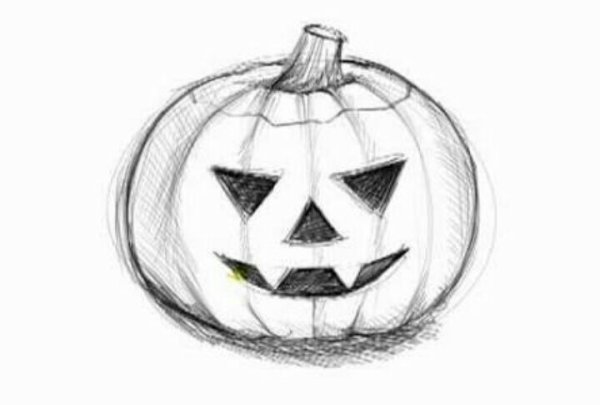 Лёгкие рисунки для Хэллоуина