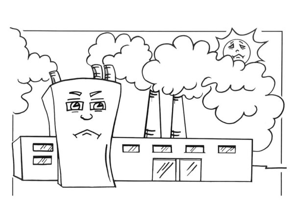 Экология раскраска