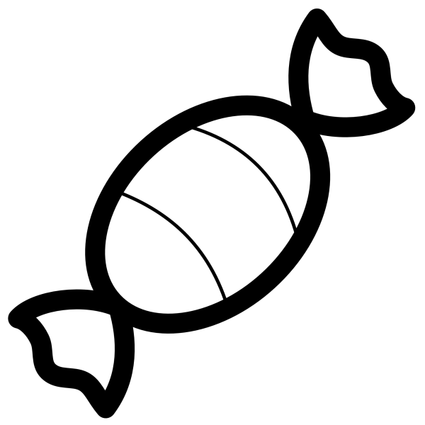 Конфета трафарет