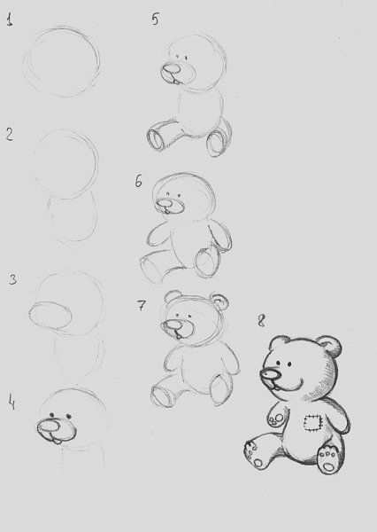 Как нарисовать коня карандашом поэтапно