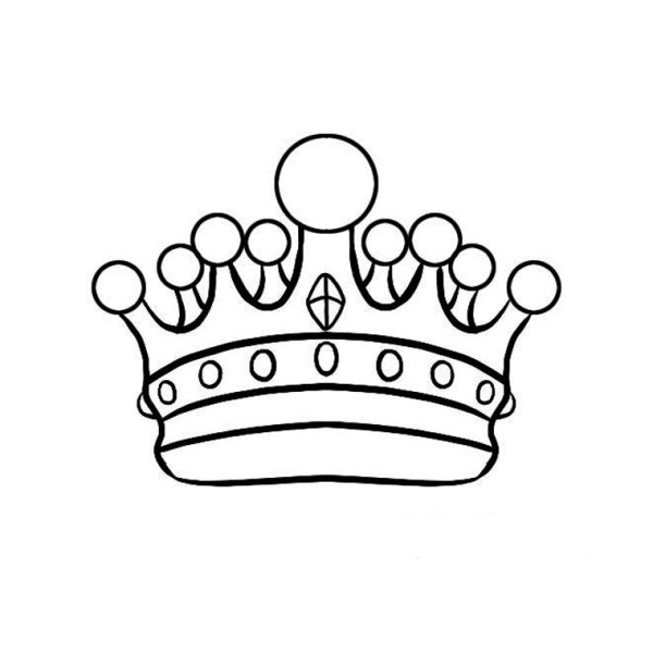 Корона нарисованная