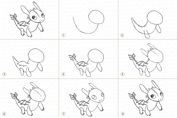 Нарисовать орла пошагово