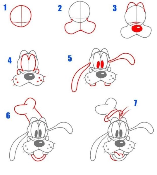 Нарисоапть аиннипуха пожтапно