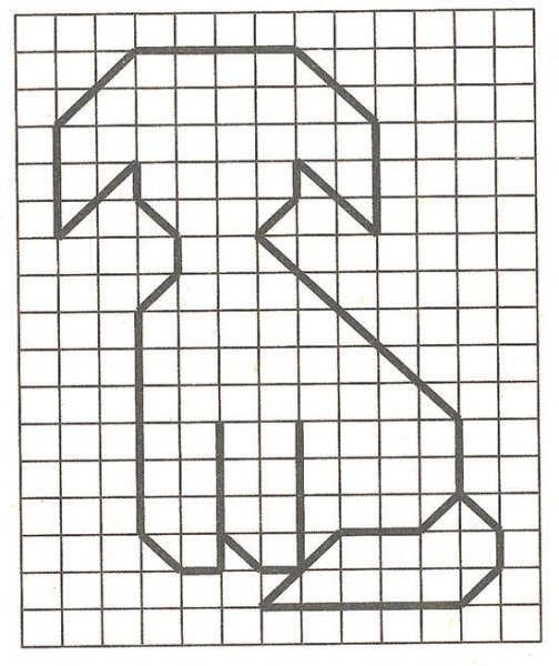 Узоры по клеточкам простым карандашом