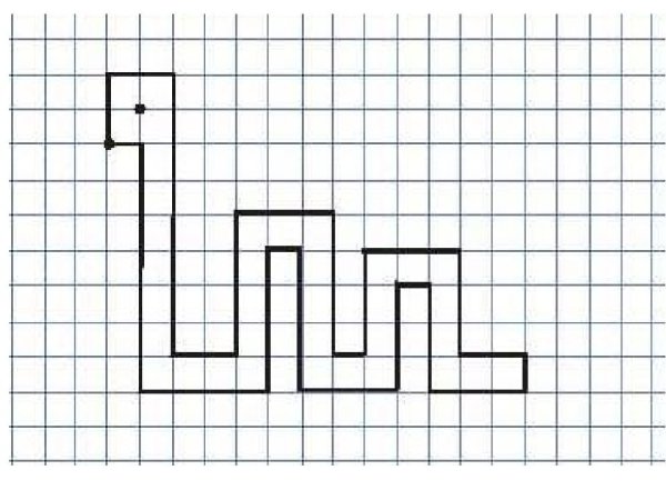 Рисунки по клеточкам в тетради для начинающих