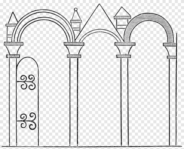 Арка карандашом