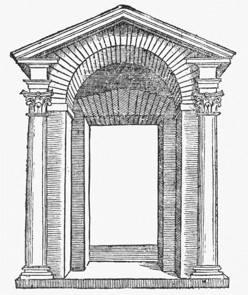 Арка трафарет