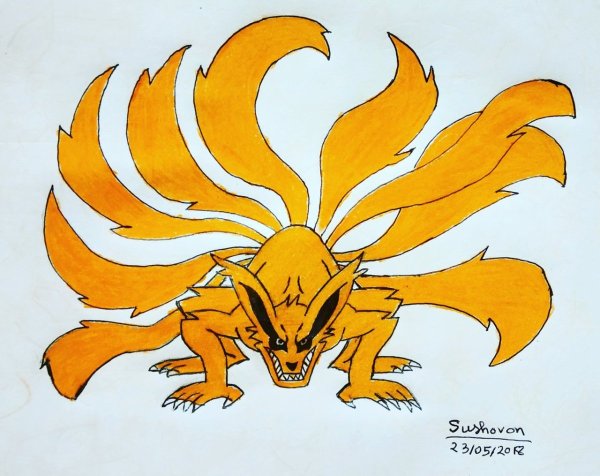 Наруто режим 9 хвостого лёгкие