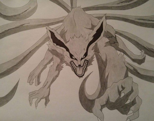 Курама нарисовать