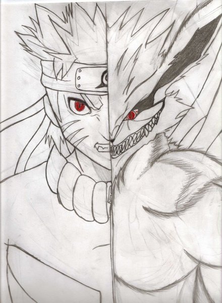 Девятихвостый Лис Наруто легко