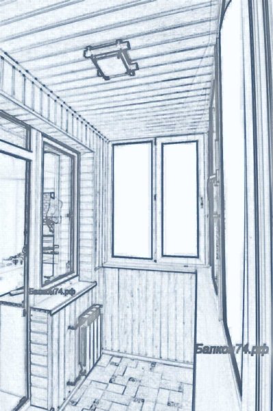 Балкон раскраска