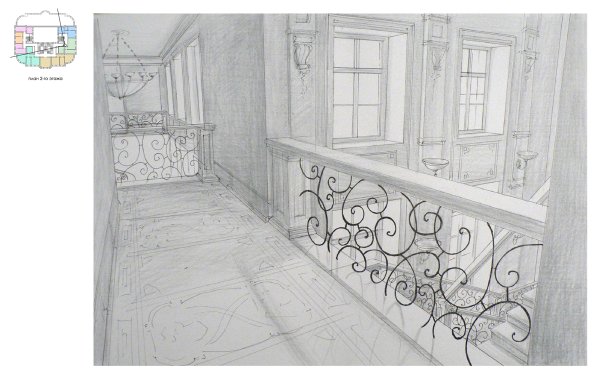 Балкон раскраска