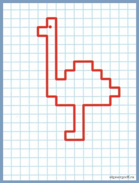 Рисование по клеткам простые