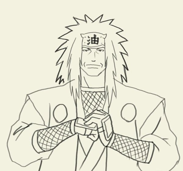 Наруто раскраска Дирая