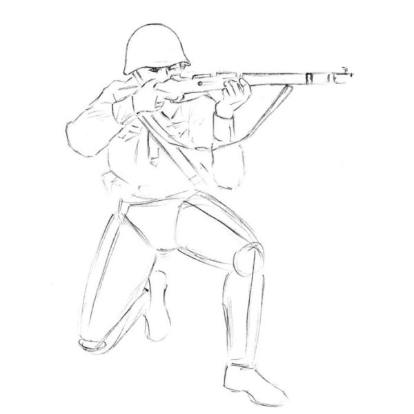 Рисунок солдату
