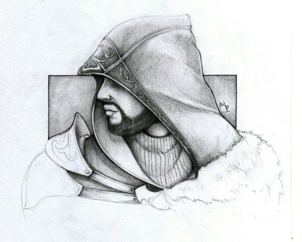 Ассасин Крид для срисовки