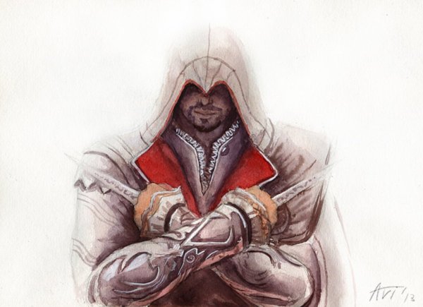 Ассасин карандашом легко