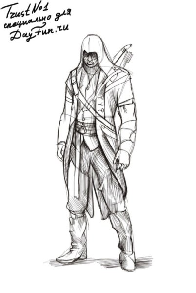 Ассасин Крид Альтаир рисунок