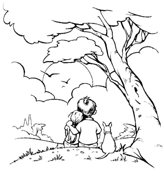 Эскизы для выжигания по дереву природа