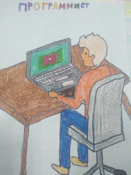 Рисунок моя профессия программист