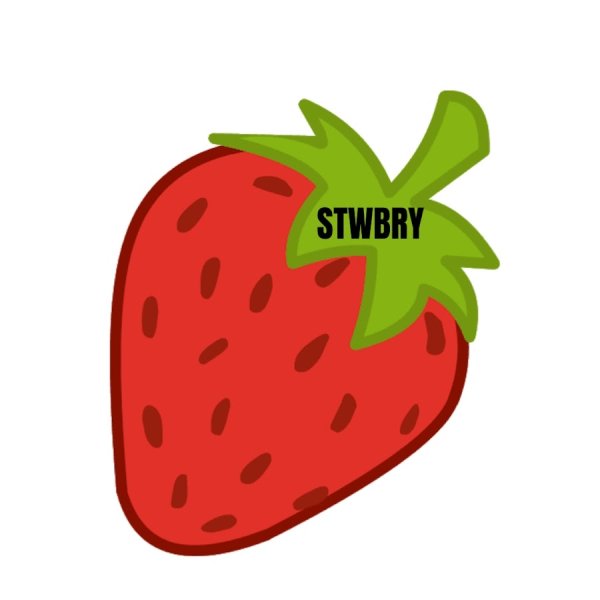 Клубника рисунок карандашом