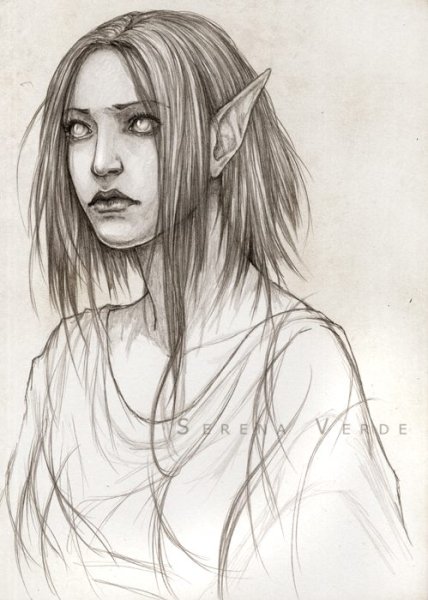 Эльфы для срисовки