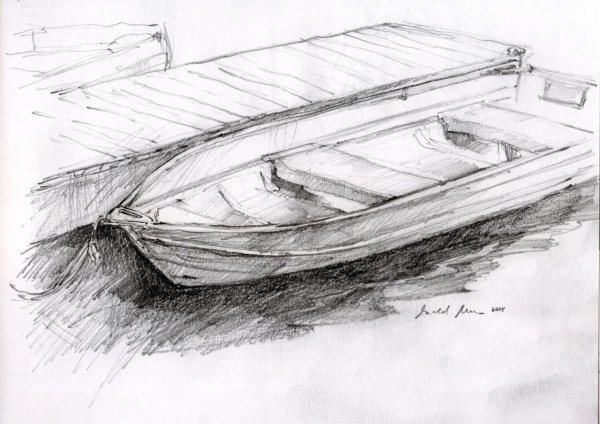 Лодка набросок