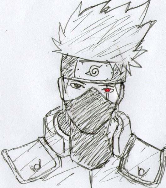 Kakashi карандашом