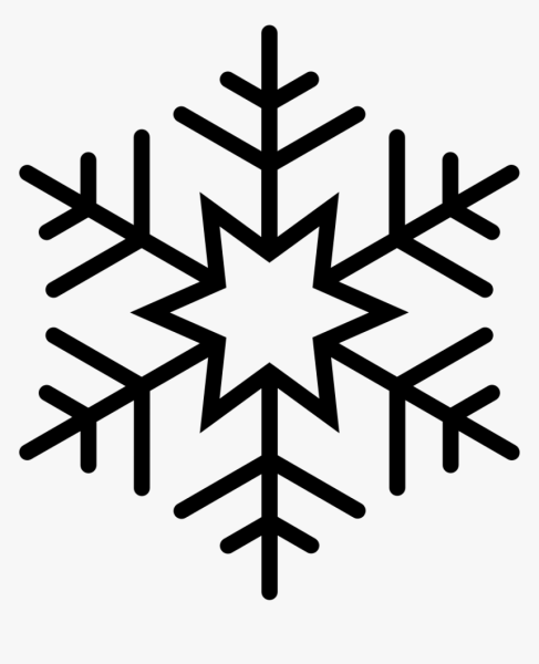 Снежинки для рисования с детьми