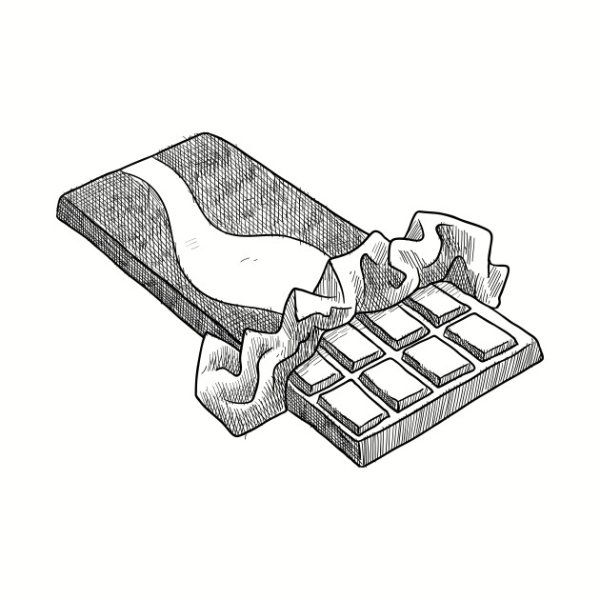 Шоколад рисунок