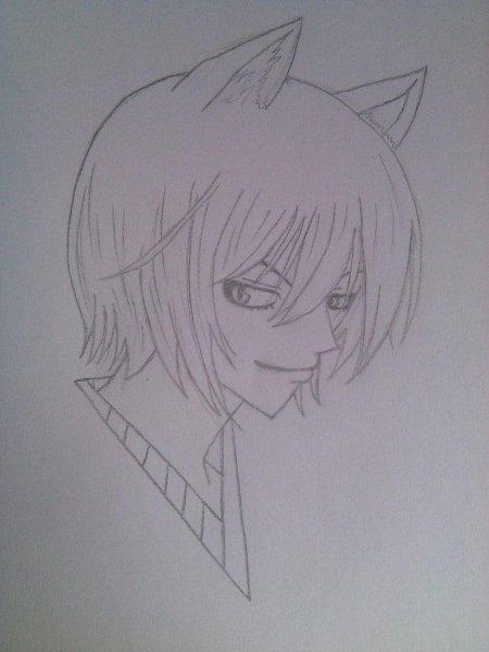 Нарисовать Томоэ из очень приятно Бог