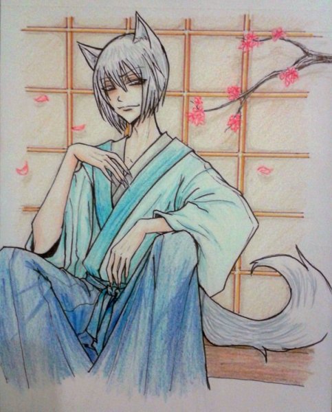 Аниме про белого лиса Томоэ