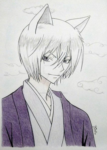 Нарисовать аниме очень приятно Бог Томоэ