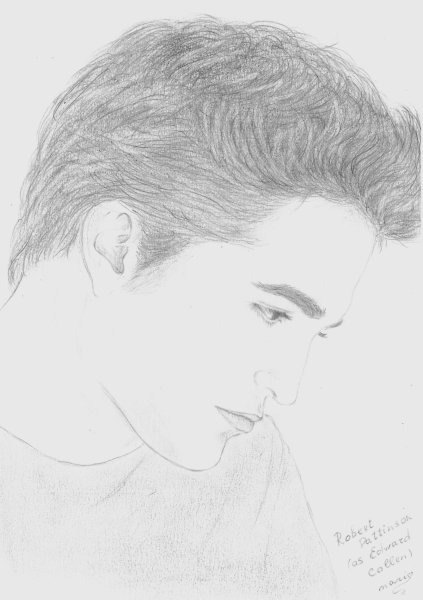 Эдвард Каллен рисунок легкий