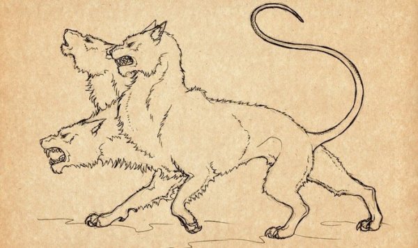 Рисунки Цербера легкие