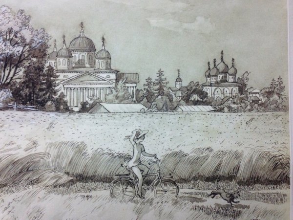 Арзамасский Воскресенский собор рисунки