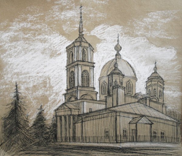 Троицкий собор скетч