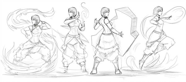 Аватар корра референс