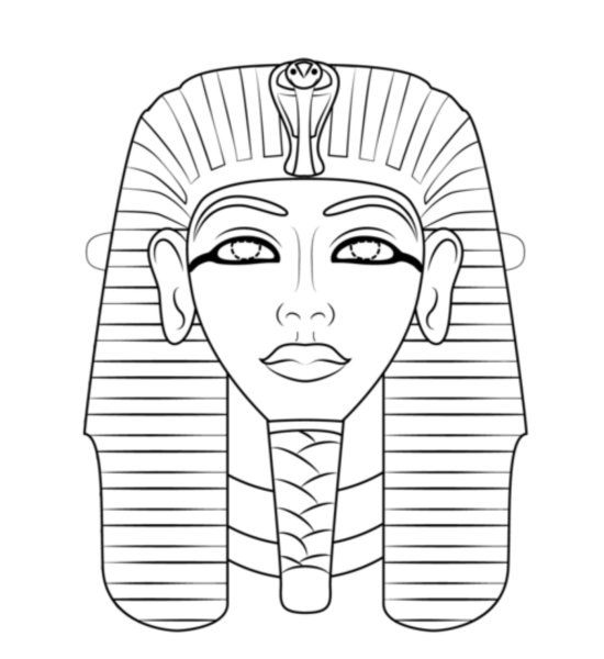 Рисунок фараона древнего Египта 5 класс